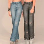 Denim Collection - Hight-Waist Pants