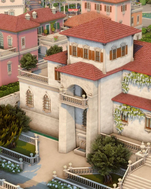 Mediterranean Royalty Mansion