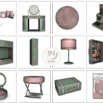Jomsims The Girly Vecky Bedroom