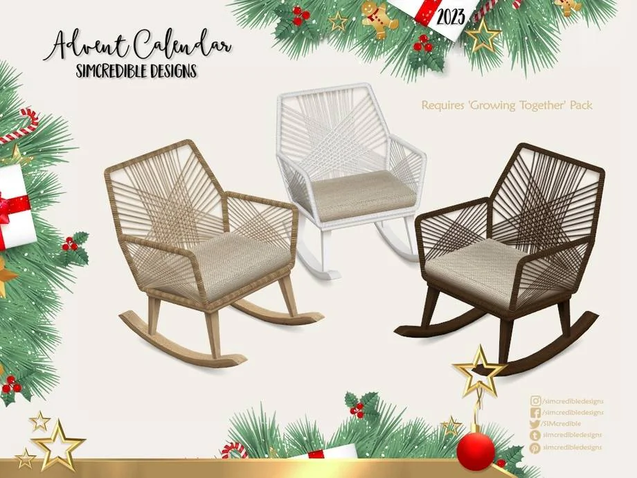 '23 Advent Calendar - Day 8 🎅🎁 - Rocking Chairs