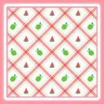 Patterned Rug 001 (Flowers & Fruit)