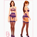 Woman Lingerie - Coral - Version 3