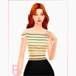 Woman Top - Navy - Version 2