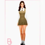 Woman Korean Uniform - So Won Long - Version 4