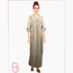 Woman Shirt Gown - Desert - Version 2