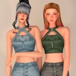 Denim Collection - Layered Top