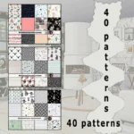 Scandinavian wallpapers.
