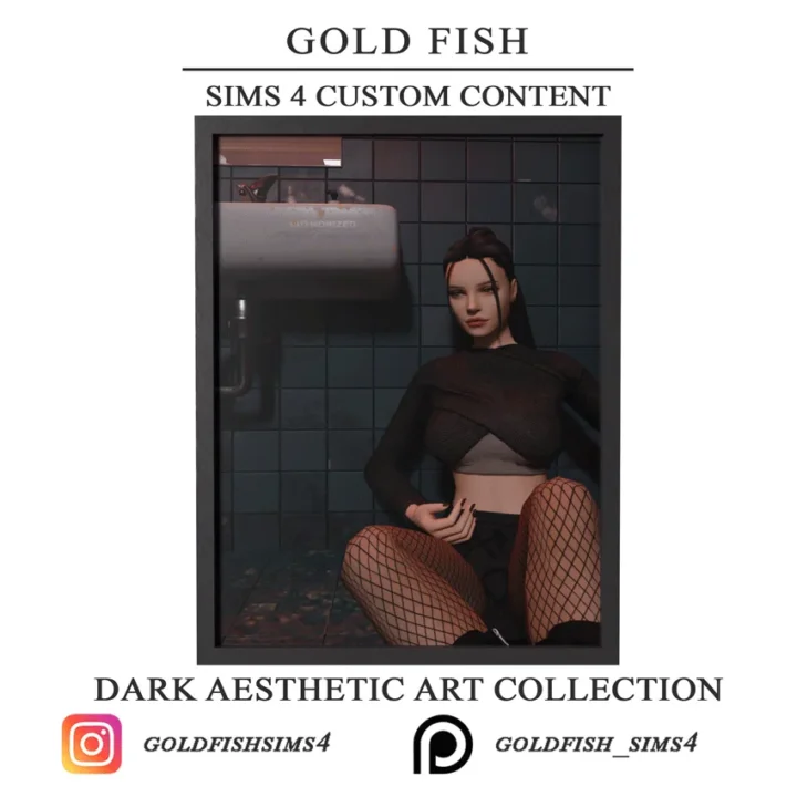 GoldFish Dark Aesthetic Art Collection