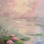 Pastel Flowers - Oil Paintings