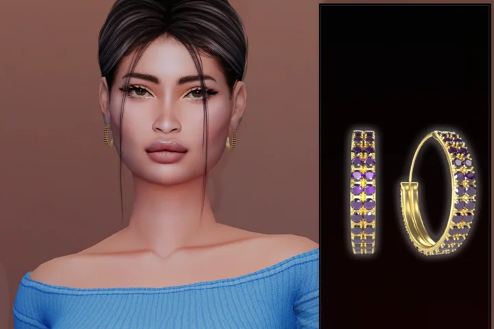 Ruby Earrings