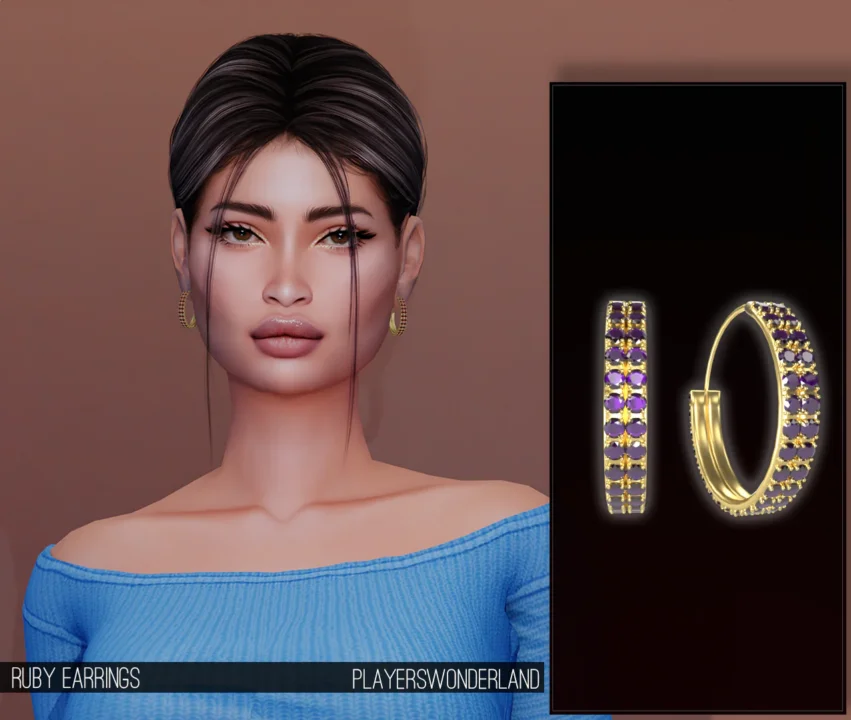Ruby Earrings