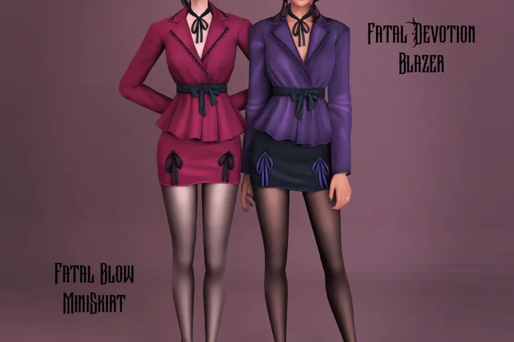 Dark Romance - Fatal Blow Mini Skirt