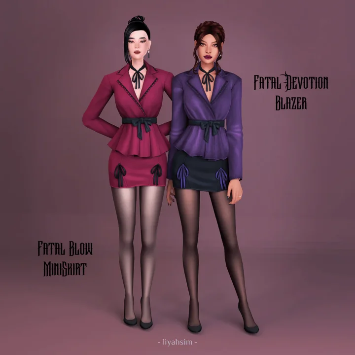 Dark Romance - Fatal Blow Mini Skirt