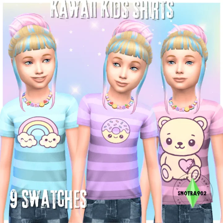 Kawaii Kids Shirts