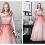 Princess of XI - Draped Shoulder Gown