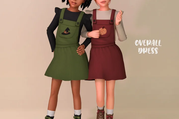 Little Fall Adventures Collection - Overall Dress