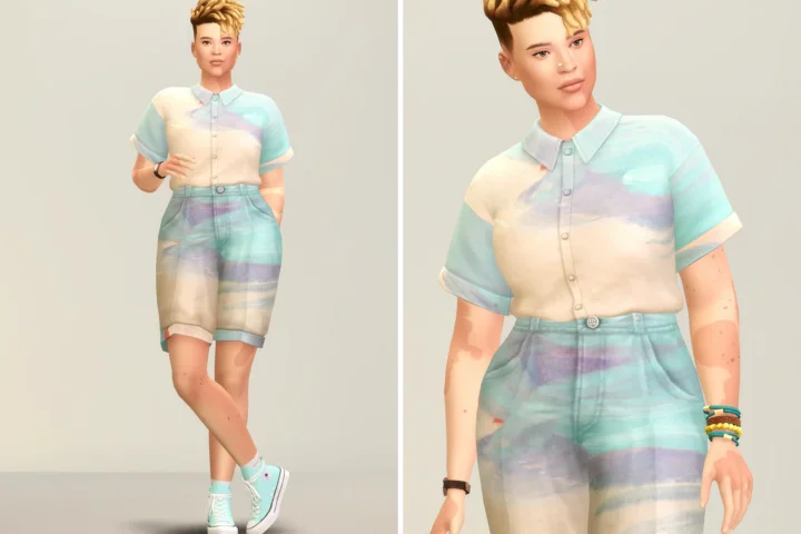 Basic Set 2021 - Short-sleeved shirt SS21 & Basic Pants IV