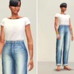 Basic Set 2021 - Rolled Up T-Shirt SS21 & Basic Jeans II