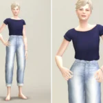 Basic Set 2021 - Rolled Up T-Shirt SS21 & Basic Jeans II