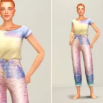 Basic Set 2021 - Rolled Up T-Shirt SS21 & Basic Jeans II