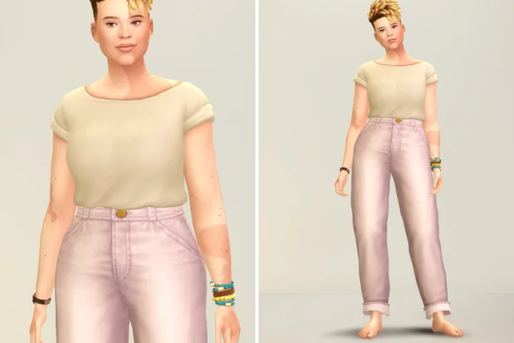 Basic Set 2021 - Rolled Up T-Shirt SS21 & Basic Jeans II