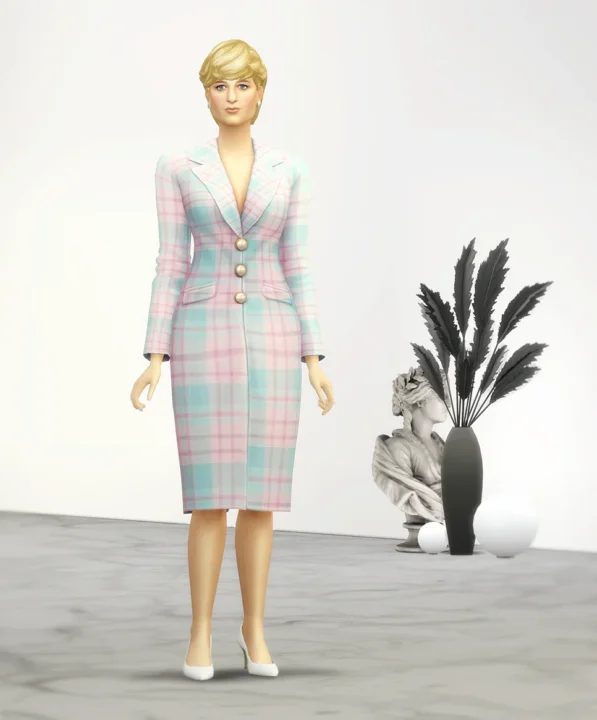 Princess of VIII - Donda Suit Coat Dress