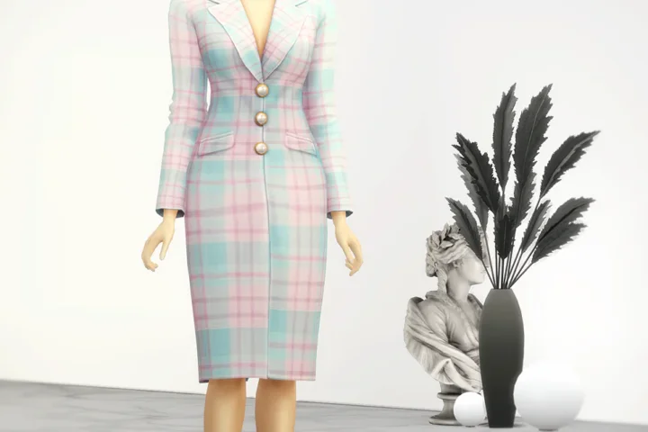 Princess of VIII - Donda Suit Coat Dress