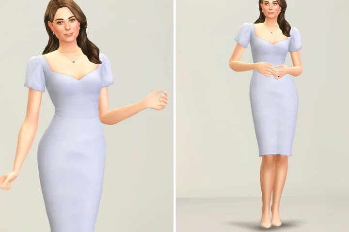 Midi Shift Dress