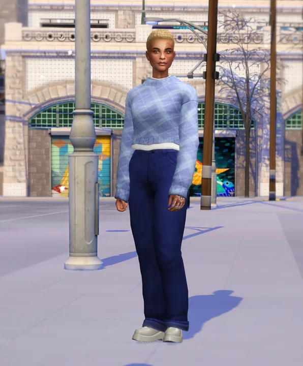 Winter City - F Wynter Sweater & Cypress Jeans Set (Feminine)