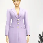 Princess of VIII - Donda Suit Coat Dress