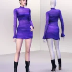 Pattern Tweak - A Sheer Mini Dress Set