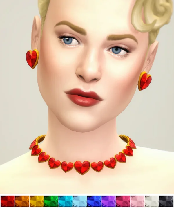 M Jewerly - VIII (Earring & Necklace Set)
