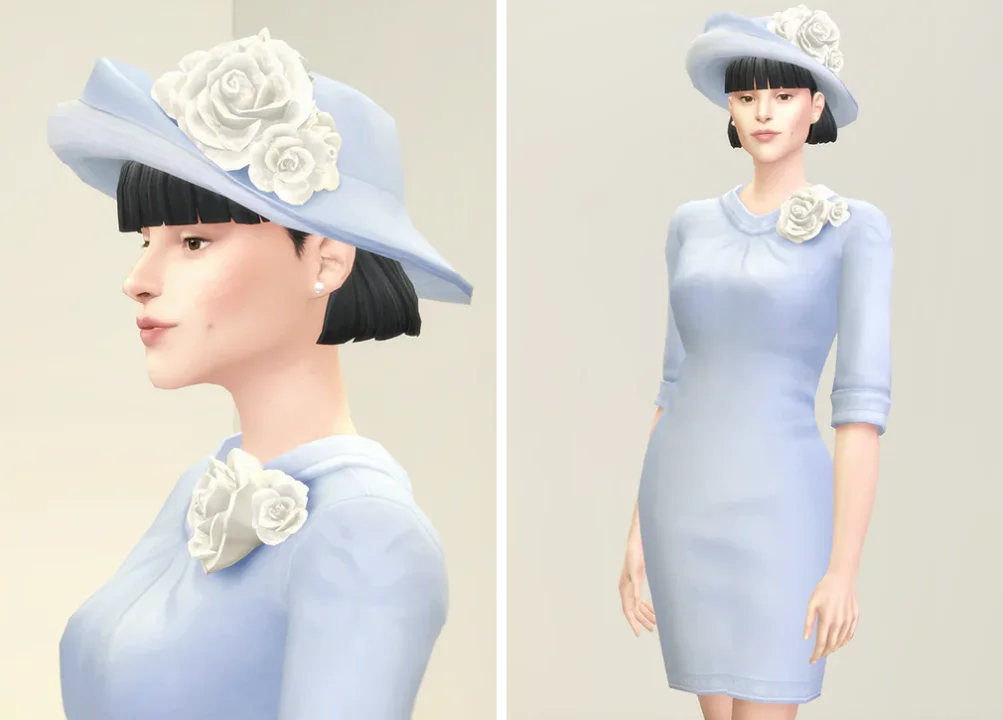 Lady of Dress & Hat III