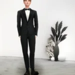 Bow-tie Suit Set for Female