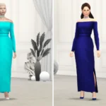 Duchess of XIX - Off Shoulder Gown