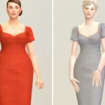 Midi Shift Dress