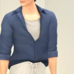 Mellow I - Rolled-Up Sleeves Shirt & Long Pants for M