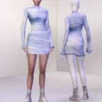 Pattern Tweak - A Sheer Mini Dress Set