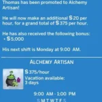 Alchemist Career