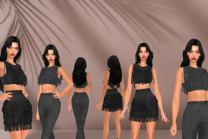 FRINGED SET / 2 OUTFIT