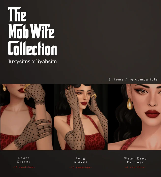 [The Mob Wife Collection] - Water Drop Earrings
