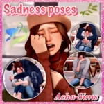 Acha Sadness poses