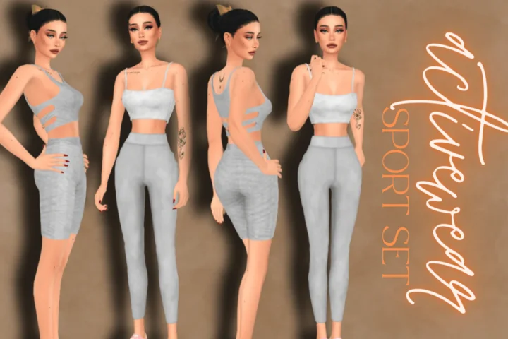 ACTIVEWEAR SPORT SET / 3 ITEMS