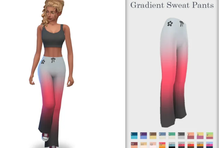 Gradient Sweat Pants