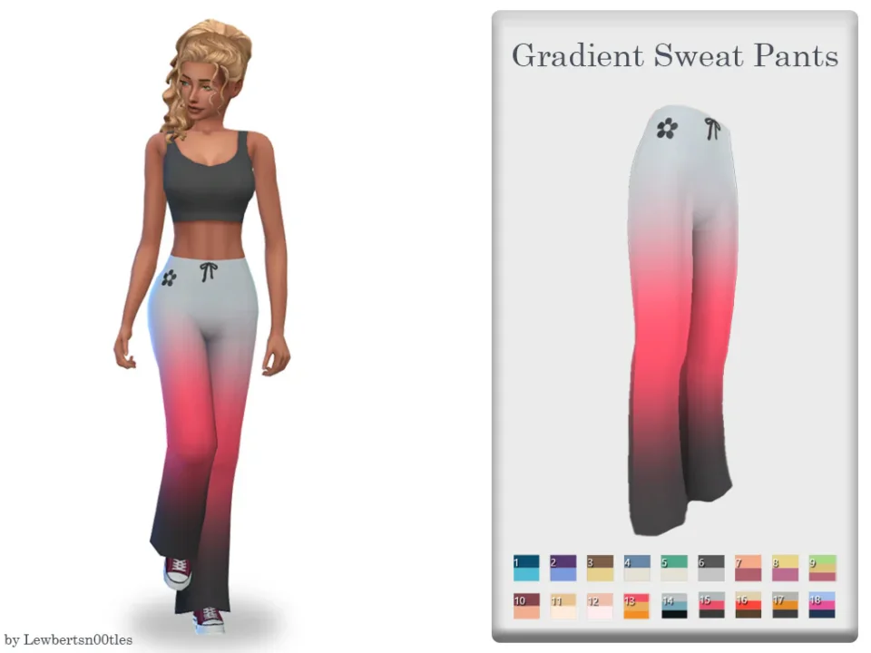 Gradient Sweat Pants