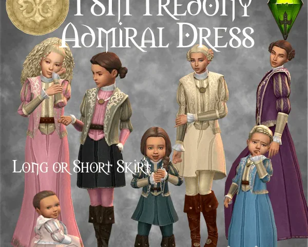 TSM Tredony Admiral Dress for All Ages