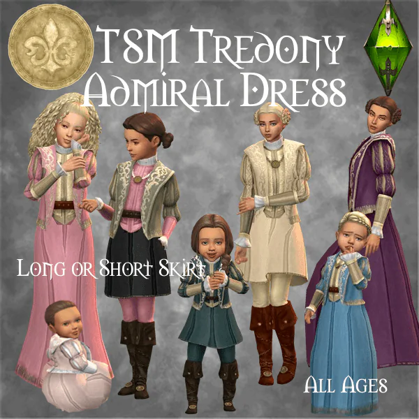 TSM Tredony Admiral Dress for All Ages