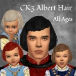 CK3 Albert Hair for All Ages