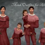 Medieval Monk's Clothing Chest