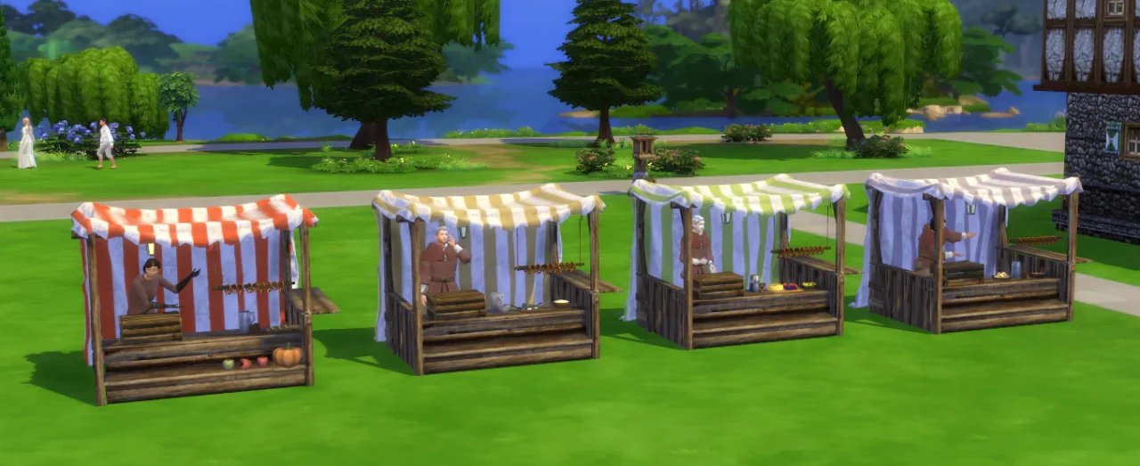 Medieval Seasons seasonal stalls - Non Default version only